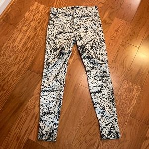 J Brand skinny jeans, black and white , size 28